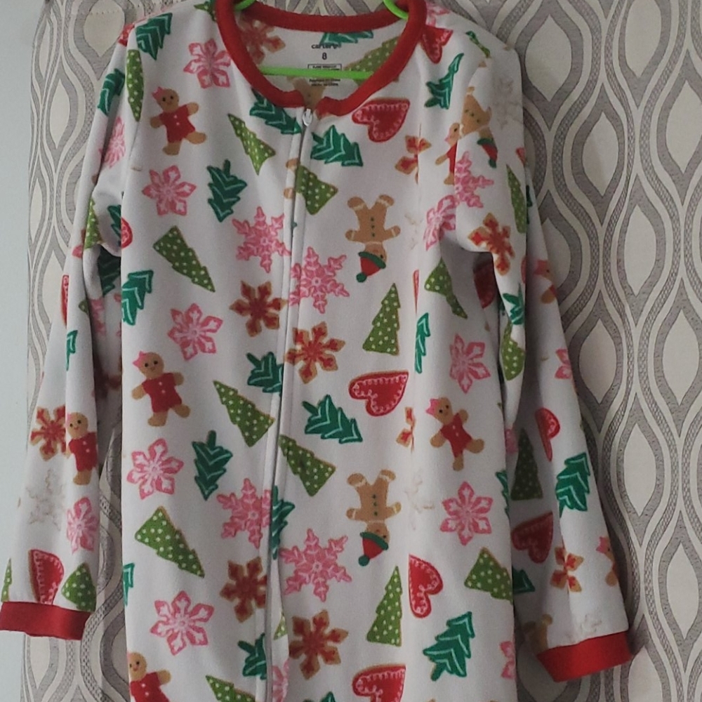 Carters christmas footie pajamas